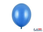 Strong Ballons, Blau, Metallic Cornflower Blue, 30cm, 100 Stk.