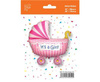 Foil balloon - IT'S A GIRL - 62 CM