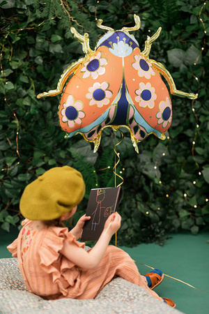 Marienkäfer Folienballon, 87x75 cm