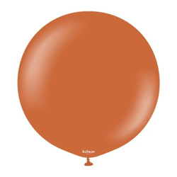 Retro Rust OrangeLatex-Ballons, 45 cm, 25 Stück.