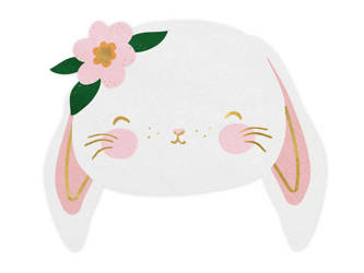 Easter bunny napkins 14.5x12cm 20 pieces