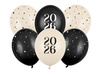 Balloons Strong Happy New Year 2026 Pastel Mix 30cm 50pcs