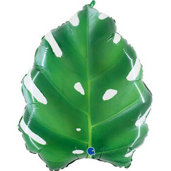 Foil Balloon - Monstera Leaf, 76x63cm,