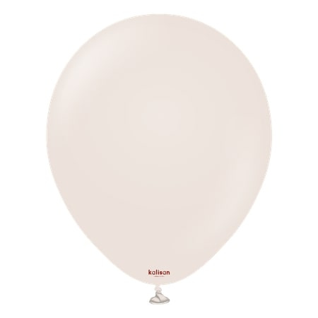 Latex Balloons Kalisan Retro White Sand, 30cm, 100 pcs.