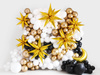 Foil balloon Star 3D, 70cm, gold