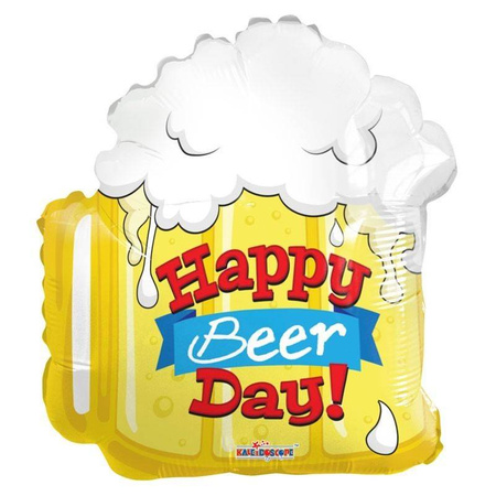 Foil balloon Kufel beer Happy Beerday 46cm