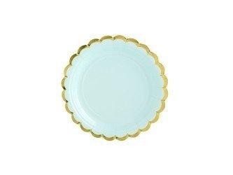 Plates, mint, 18 cm (1 op. / 6 pcs.)