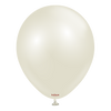Latex Balloons Kalisan AURA Ivory White, 45cm, 25 pcs.