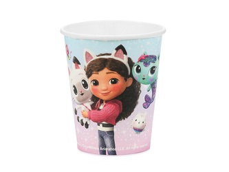 Paper Cups Gabby's Dollhouse Mix 250 ml 6 pcs