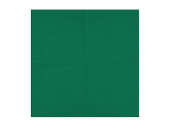 Paper napkins Dark Green Dark Green 33x33cm 20pcs