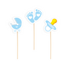 Baby Shower Toppers for a boy 6 pcs