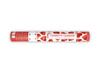 Confetti cannon with hearts, red, 40cm