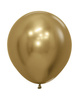 Sempertex Latexballons, Reflex Gold, 45cm, 1Stk.