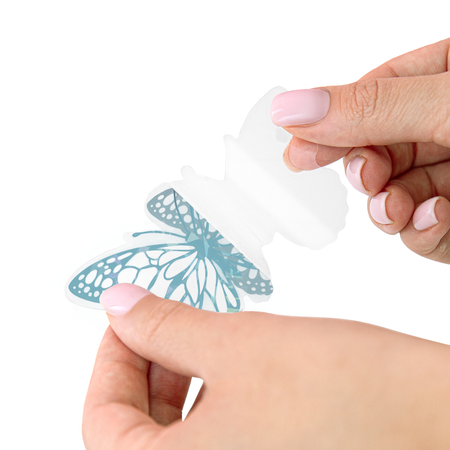 Holographic Butterfly Stickers – Set of 12 Mixed Designs