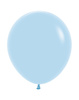 Sempertex Latex Balloons Pastel Matte Blue 45cm, 1pcs