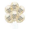 Konfetti-Ballons - Happy New Year, 30cm, 100 Stk.