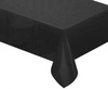 Matte Black Plastic Tablecloth 137x183 cm