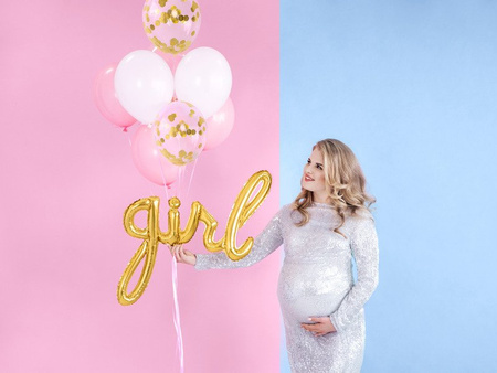 Latex balloons Strong pink, Pastel Baby Pink, 30 cm, 100 pcs.