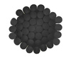 Wiederverwendbare Trinkhalme, schwarz jumbo, 9mm, 240mm, 250stk