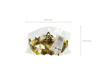 Carnival Mask Gold 17x9 cm