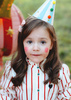 Party Hats with Pom-Poms, 16 cm, 6 pcs