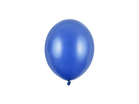 Starke Latex-Ballons, marineblau, Metallic Blue, 12cm, 100 Stück.