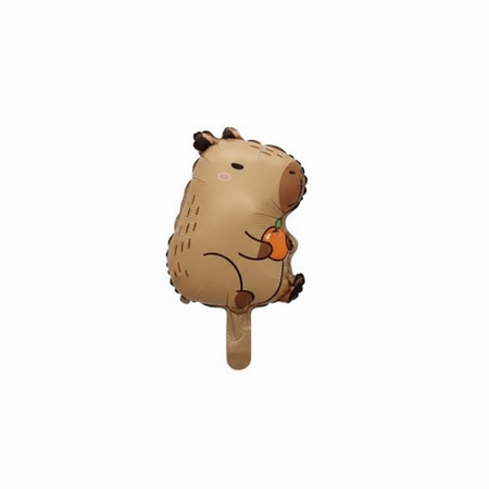 Foil Balloon mini Capybara Set 27x38cm 6pcs