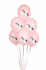 Latex balloons pony, pastel pink 30cm, 6 pieces
