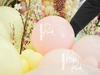 Latex Balloons Kalisan Macaron Pale Pink, 30cm, 100 pcs.