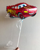 Folienballon - Cars, Autos, auf einem Stick, 37 cm