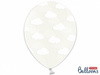 Latex balloons, transparent clouds, Crystal Clear 30cm, 50 pcs