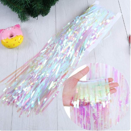 Iridescent decorative curtain - 100 x 200cm