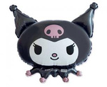 Foil balloon Kuromi Kitty Head, 60cm