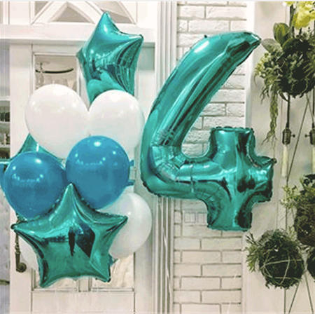 Foil Balloon - Tiffany Star 46 cm Grabo