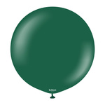 Dark GreenKalisan Latex-Ballons, grün 45cm, 25 Stück.