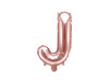 Letter J Foil balloon, 35cm, Rose Gold rose gold