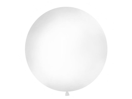 Riesiger Ballon, XXL, weiß, Pastel White, 1m, 1 Stk