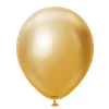 Latex Balloons Kalisan Mirror Gold, 30cm, 50pcs.