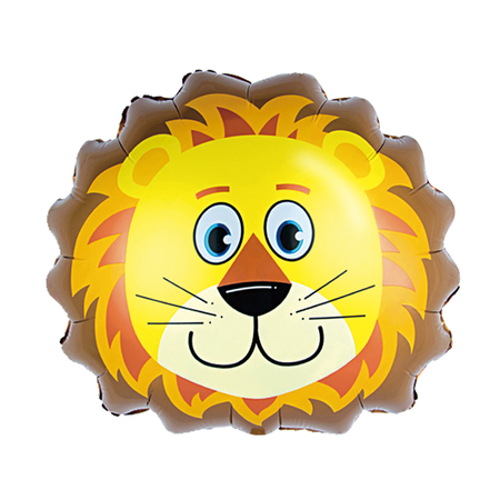 Foil balloon lion, 59 x 54 cm