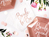 Bride Servietten zu sein, Rosegold, 33x33cm (1 Pk. / 20 Stk.)