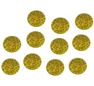 Balloons confetti - Golden, Holo Glitter, 50g 2 cm