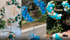 Frame for decoration with balloons, Round 78cm stand on the seatpost