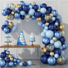 Night Blue balloon garland set, 116 pcs.