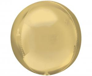 Orbz balloon gold 3D 40 cm