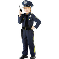 Outfit, costume disguise policeman 8-10 years