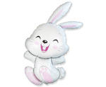 Folienballon Hase, 116 cm