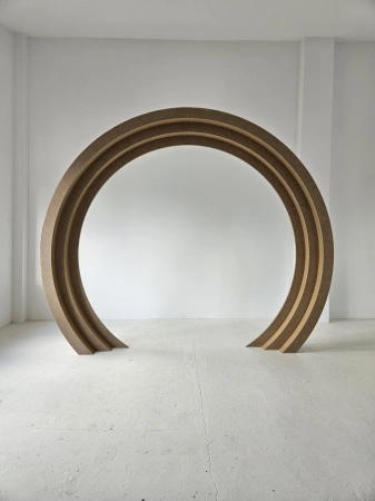 Faltbares 3D Kreisportal 200x240 cm