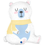 Eisbär-Folienballon 74 cm