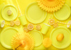 Paper napkins Yellow 33x33cm 20 pcs