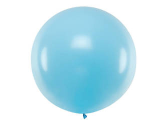 Riesen-Latexballon, Blau, Pastell Hellblau, 1m, 1 Stück